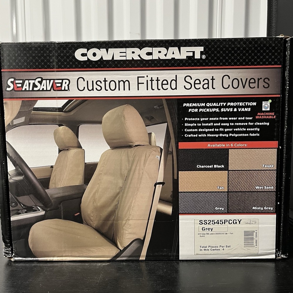 BRAND NEW!! Seat Saver By Covercraft‎ Industries - SS2545PCGY - 2019 Dodge Ram